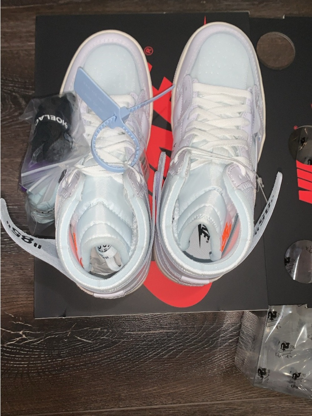 Nike Air Jordan 1 High VAA Alaska Size 8.5 DS OG All Virgil Abloh Off White - Picture 4 of 9